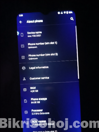 Vivo y20 blue